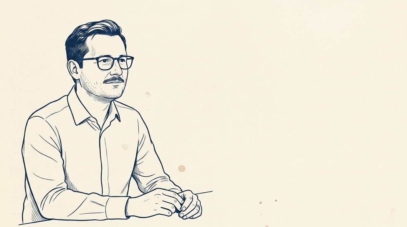 Dr. Georg Lamers — Editorial-Illustration